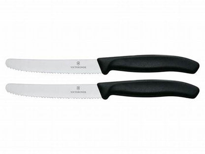 Set de Cuchillos 2 Piezas 10CM 6-7833-B Victorinox Negro