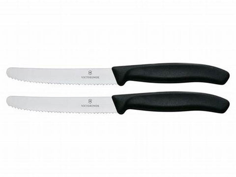 Set 2 Piezas 10CM 6-7833-B Victorinox Negro