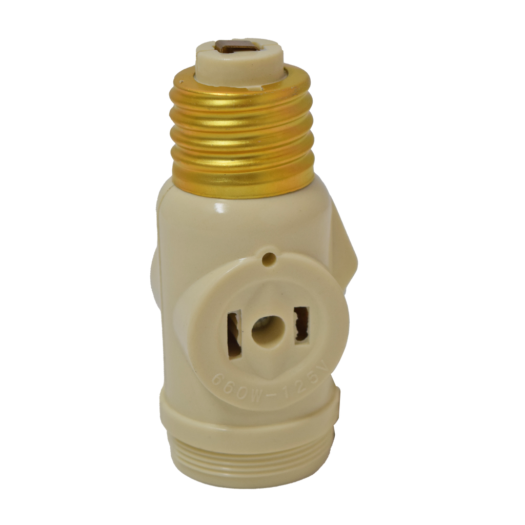 Mi R Socket R-SOCKET CON CADENA 15A 120V E-27 IVORY