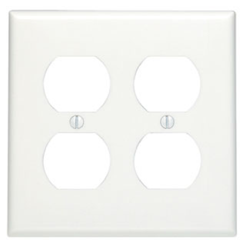 TAPA 4X4 TOMA DOBLE BLANCA