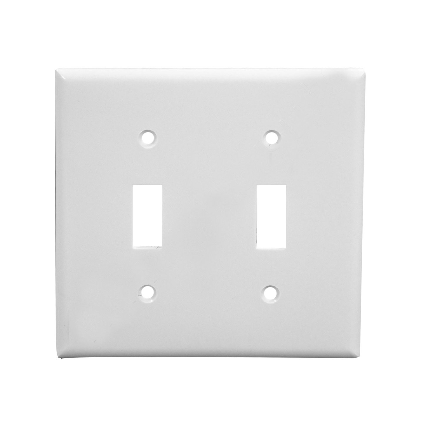 TAPA INTERRUPTOR 2 GANG 4X4 BLANCA