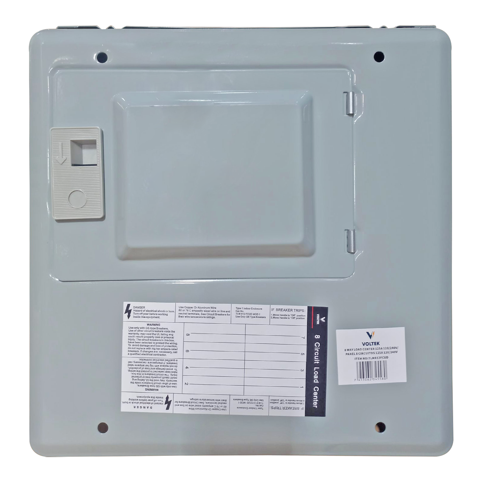 PANEL 8 CIRC MONOFASICO 125AMP 240V C