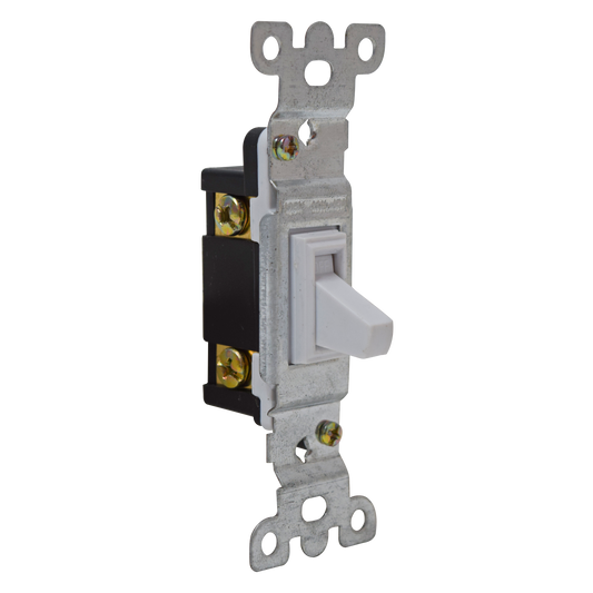 INTERRUPTOR SENC 15A 120/277V BLANCO