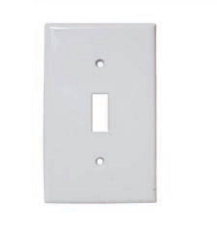 TAPA INTERRUPTOR SENCILLO 2X4 BLANCA