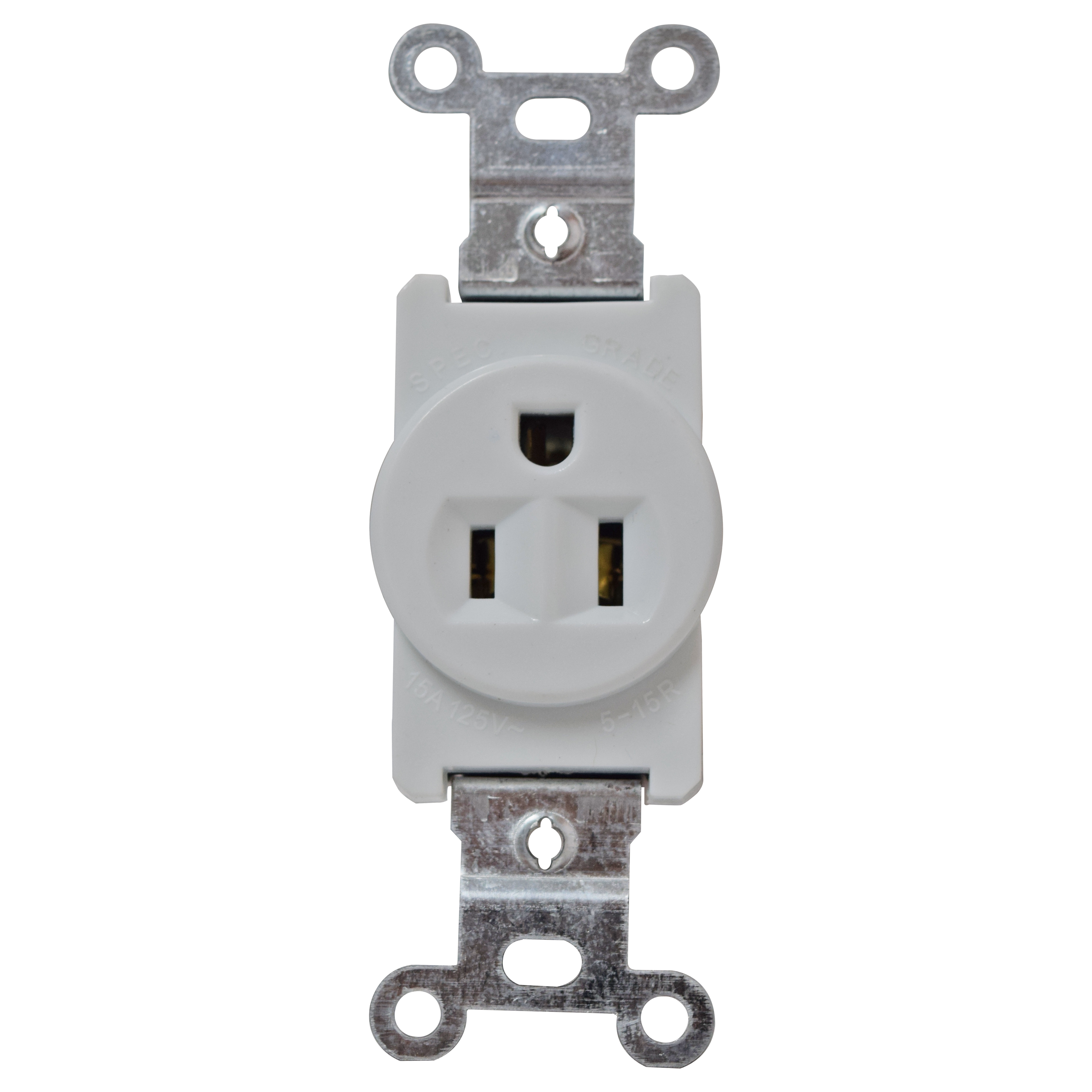 R-TOMA SENC 15A 120V 2P-3W 5-15R BLANCO