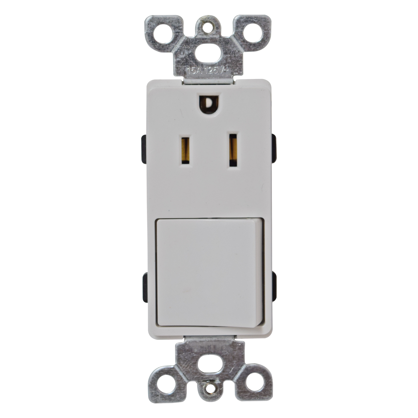 R-INTERRUPTOR TOMA DECOR 15A 120V BLANCO