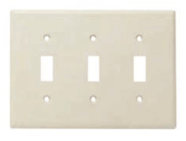 R-TAPA INTERRUPTOR 3 GANG BLANCA