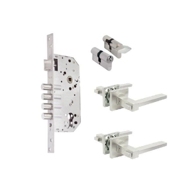 Kit de Embutir Turin 11488 Yale Llave/Pestillo Acero Inoxidable (SS)