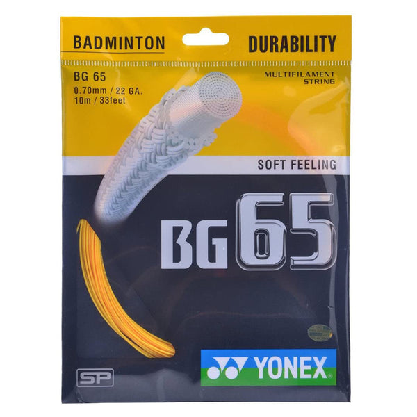 Cuerdas de Badminton BG65YX - Yonex