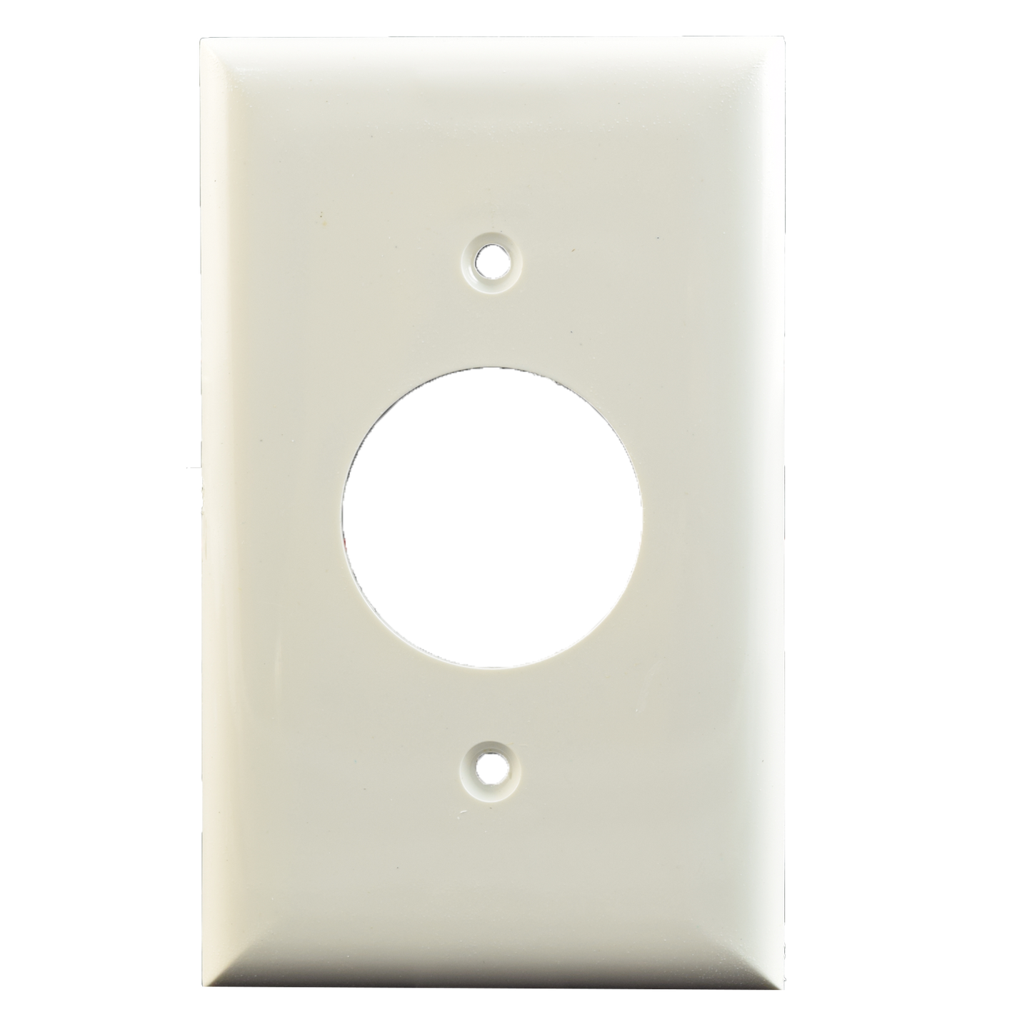 TAPA TOMA SENCILLO 2X4 BLANCA