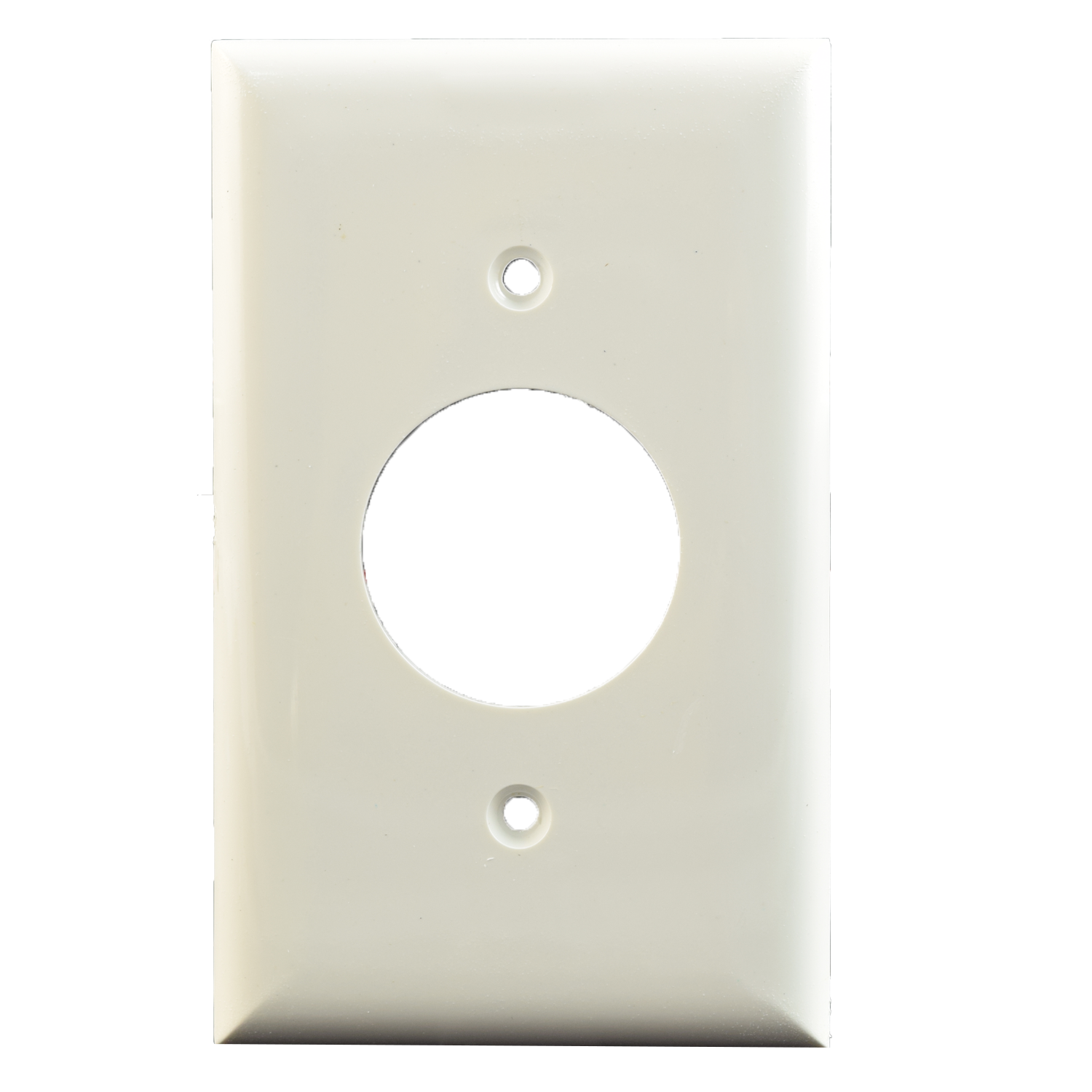 TAPA TOMA SENCILLO 2X4 BLANCA