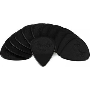 Uñetas Fender .88MM Nylon Negro (Pack de 12 UN)