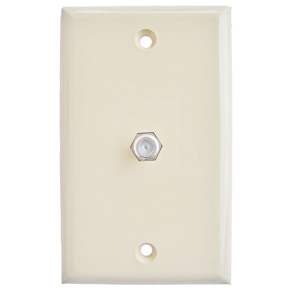 Toma Sencillo Coaxial Eagle 1172V Ivory