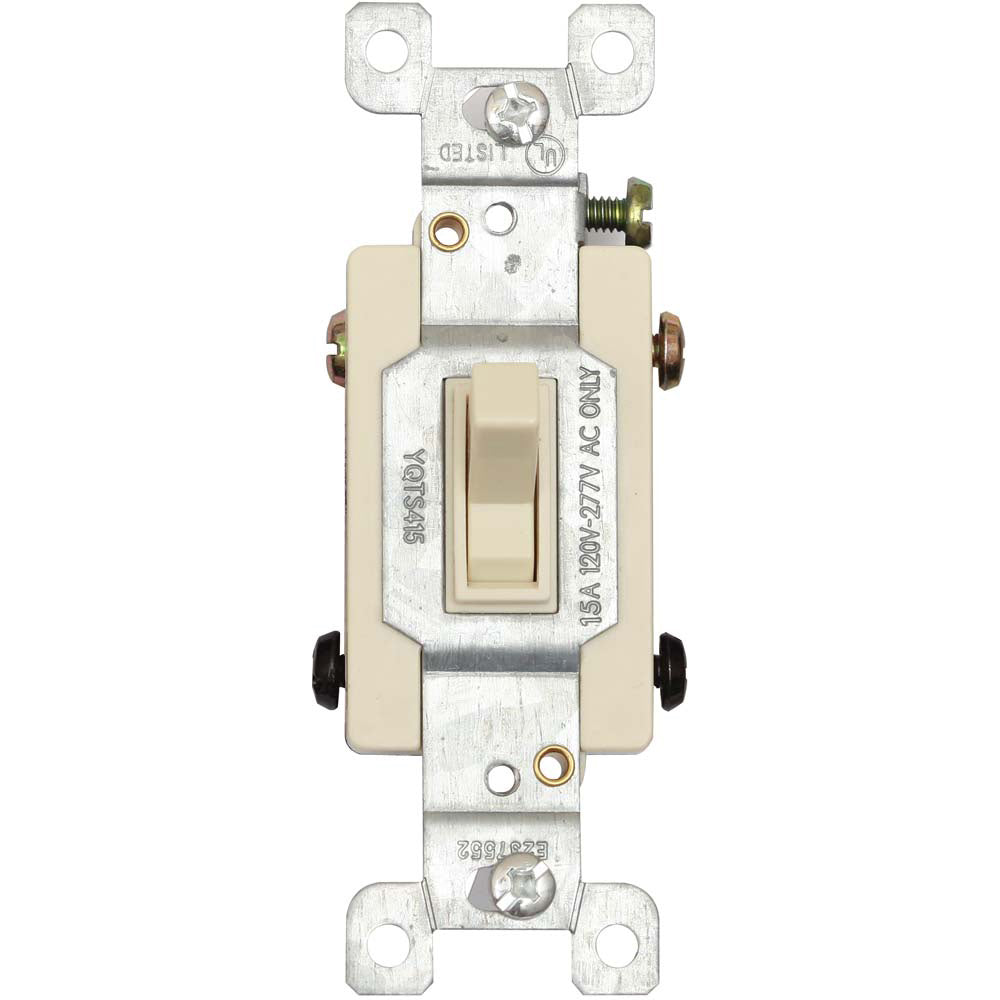 Interruptor 2 Polos 20A Eagle 1245-1 Ivory (Grado Industrial)