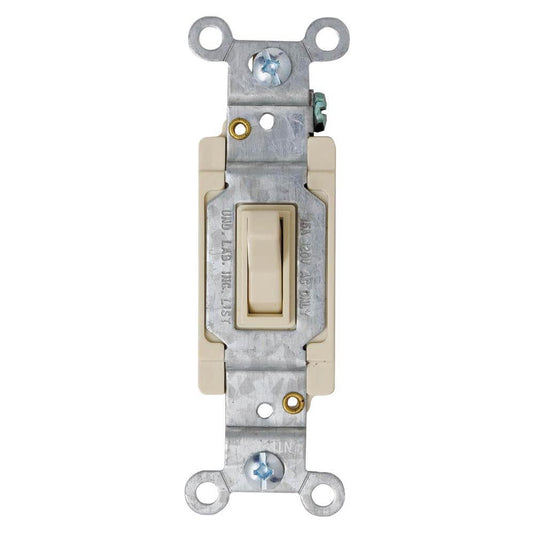 Interruptor de 3 Vías 15A Eagle 1303W Blanco