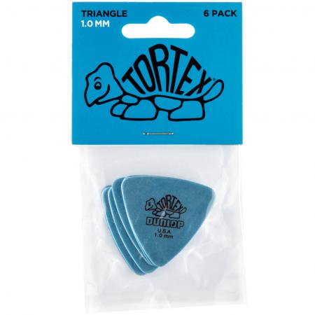 Uñetas Dunlop 431P1.0MM Tortex Tri Azul (Pack 6 UN)