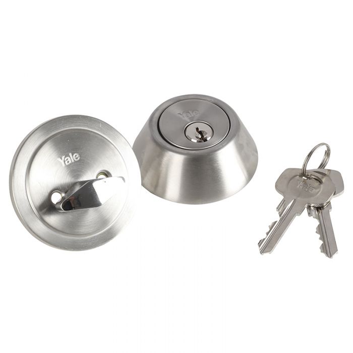 Cerrojo Kent Yale Llave/Pestillo Acero Inoxidable (US32D)