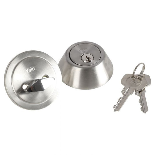 Cerrojo Kent Yale Llave/Pestillo Acero Inoxidable (US32D)