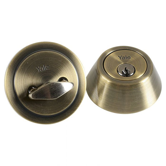 Cerrojo Kent Yale Llave/Pestillo Latón Antiguo (US5)