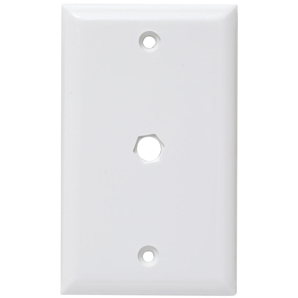 Tapa Plástica para Salida Coaxial Eagle 2128W Blanca