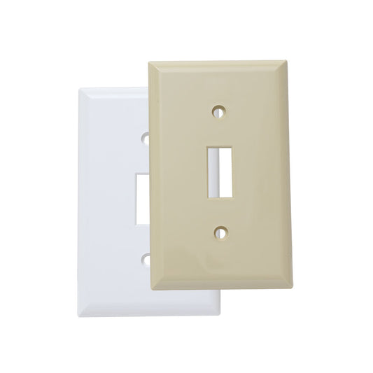 Tapa Plástica Sencilla Eagle 2134W Blanca