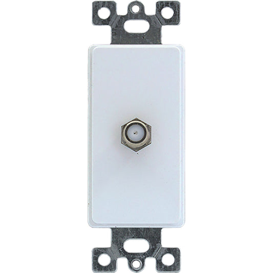 Tomacorriente Coaxial Decora Eagle 2162W Blanca
