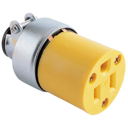 Toma para Cable 15A Eagle 2887 Amarilla