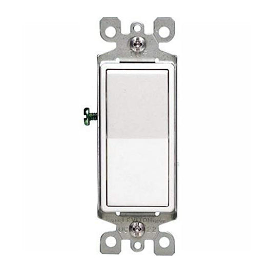 Interruptor Sencillo 15A 4 Way Leviton 54504-02W Blanco