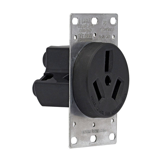 Toma 30A Eagle 1234 Negro (Grado Comercial)