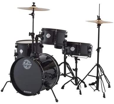 Batería Ludwig LC178X016 Set Portátil de Bolsillo Negro Sparkle
