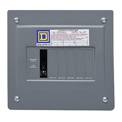 Panel Eléctrico 6 Circuitos 100A QOD6F Square D