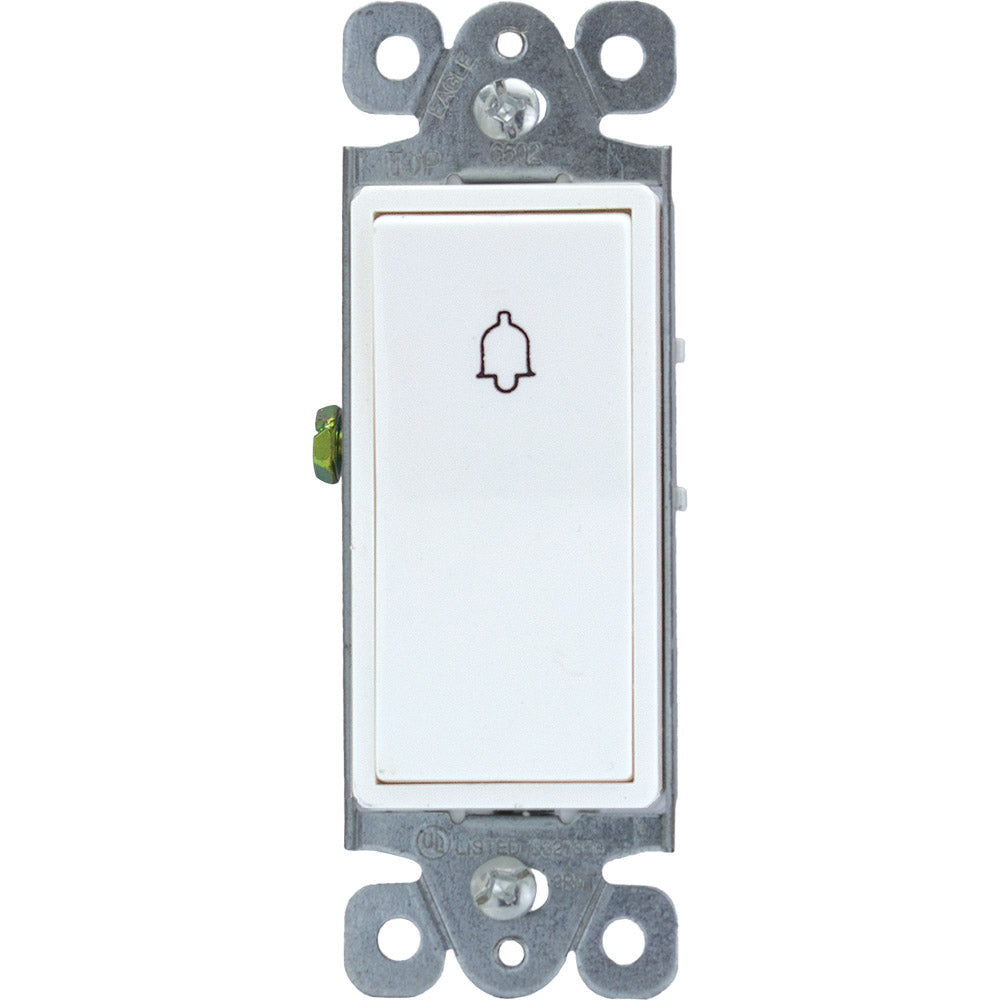 Botón de Timbre Eagle 6502W Decora Blanco