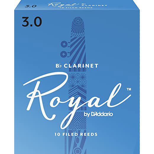 Caña para Clarinete RCB1030 Rico Royal Bb 3.0 (PACK 10 UN)