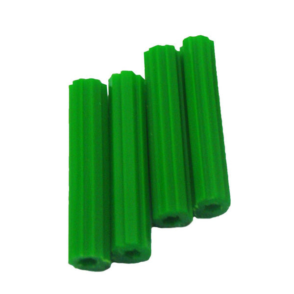 Taco Plástico Verde 1/4x1" Voltek