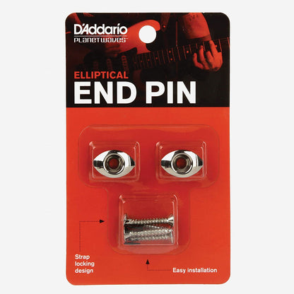 Elliptical End Pin Nickel para Correas D'Addario