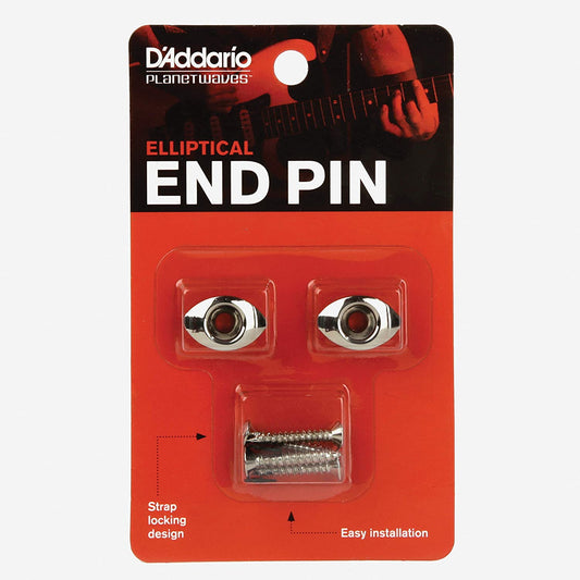 Elliptical End Pin Nickel para Correas D'Addario