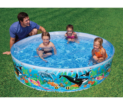 Piscina Deep Blue Sea Rígida Circular Intex 58472