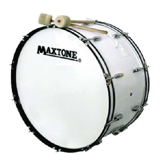 Bombo 26"x10"x16" MDC100 Maxtone Blanco