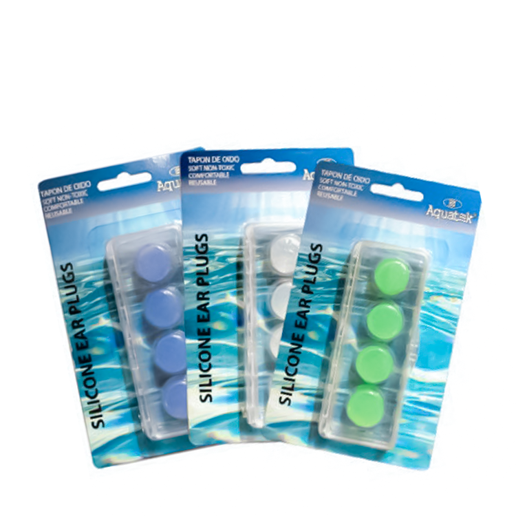 Tapones para Oídos Aquatek (Colores Surtidos)