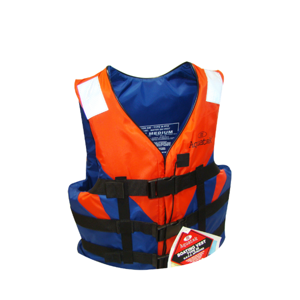 Chaleco Flotador para Adulto Small Aquatek VM003-5 Naranja/Azul