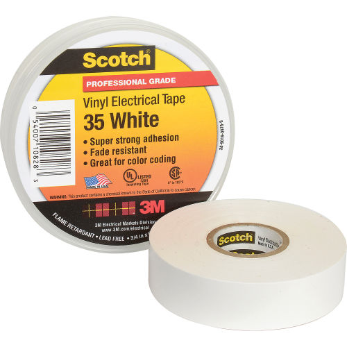 Tape 3M Super 35 Blanco