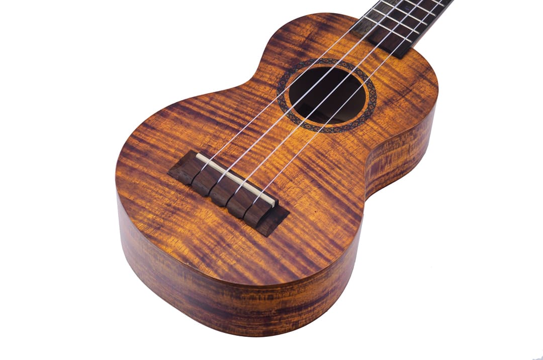 Ukelele Soprano Mahalo Flame Koa