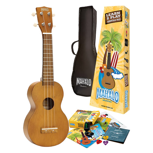 Ukelele Soprano Pack Mahalo MK1TBTK Natural