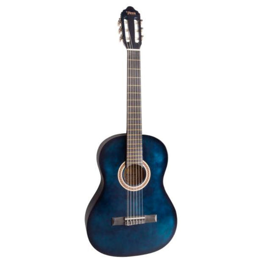 Guitarra Clásica 4/4 Valencia VC104-BUS Azul