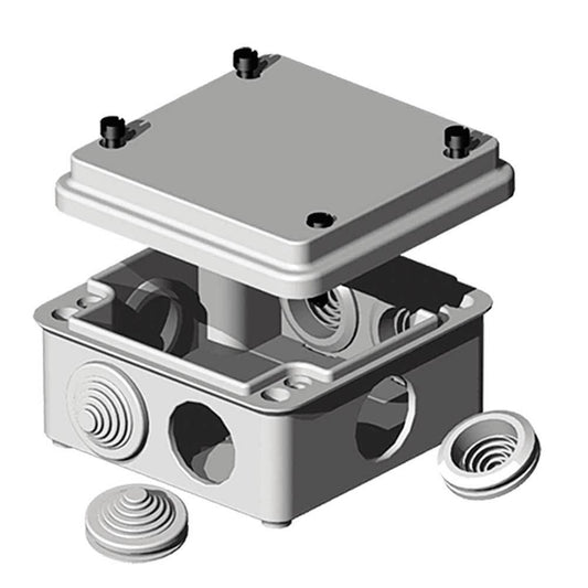 Caja Plástica con Conos Eagle 221-B Gris