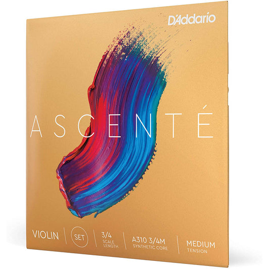 Cuerdas A310 para Violín Ascenté D'Addario (Set 3/4)