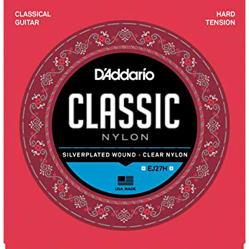 Cuerdas EJ27H para Guitarra Clásica D'Addario (HARD)