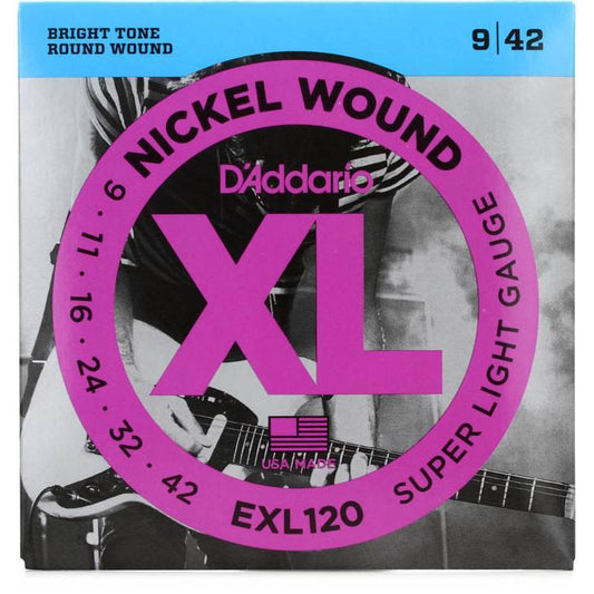 Cuerdas EXL120 para Guitarra Eléctrica D'Addario XL
