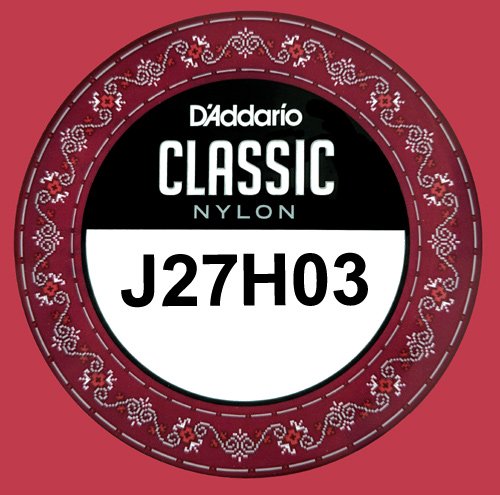 Cuerda Suelta para Guitarra Clásica J27H03 D'Addario (3RD HARD)