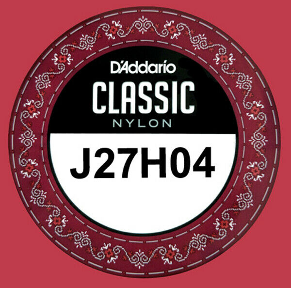 Cuerda Suelta J27H04 para Guitarra Clásica D'Addario (4TH HARD)